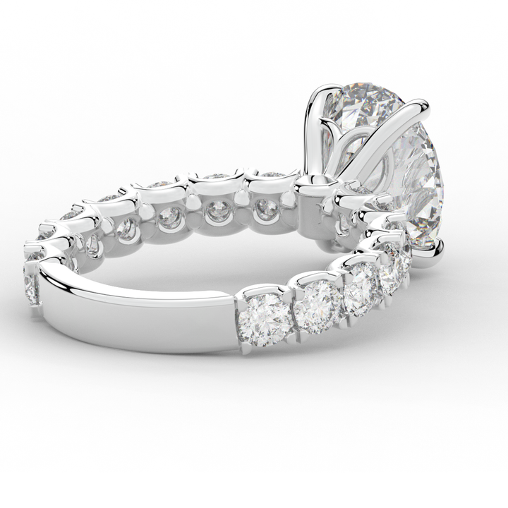 4.35CT.TW OVAL LAB DIAMOND ENGAGEMENT RING - Nazarelle