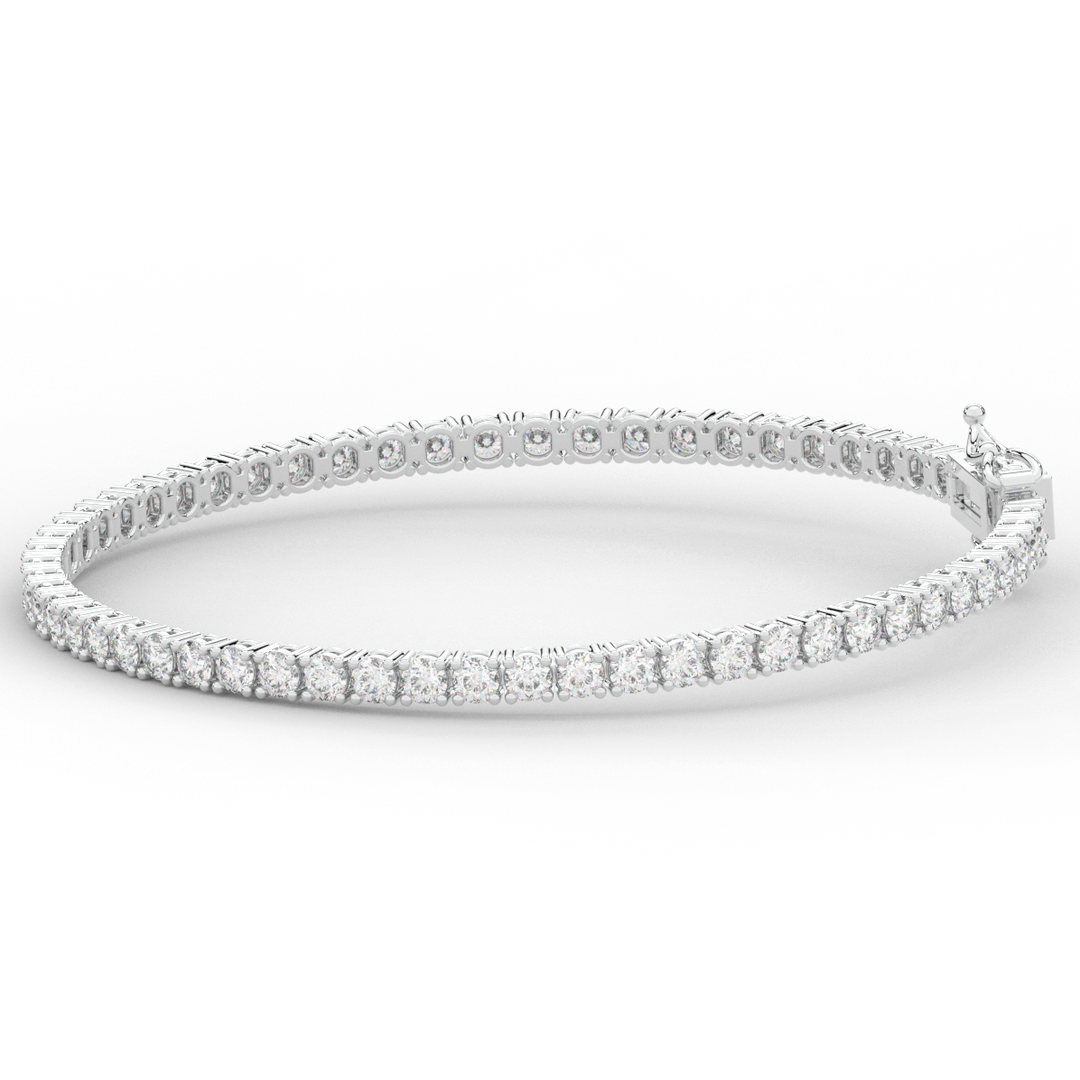 5.00CT.TW ROUND LAB DIAMOND TENNIS BRACELET - Nazarelle