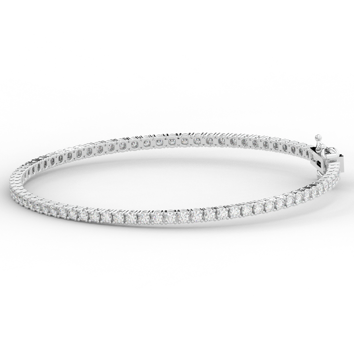 3.00CT.TW ROUND LAB DIAMOND TENNIS BRACELET - Nazarelle
