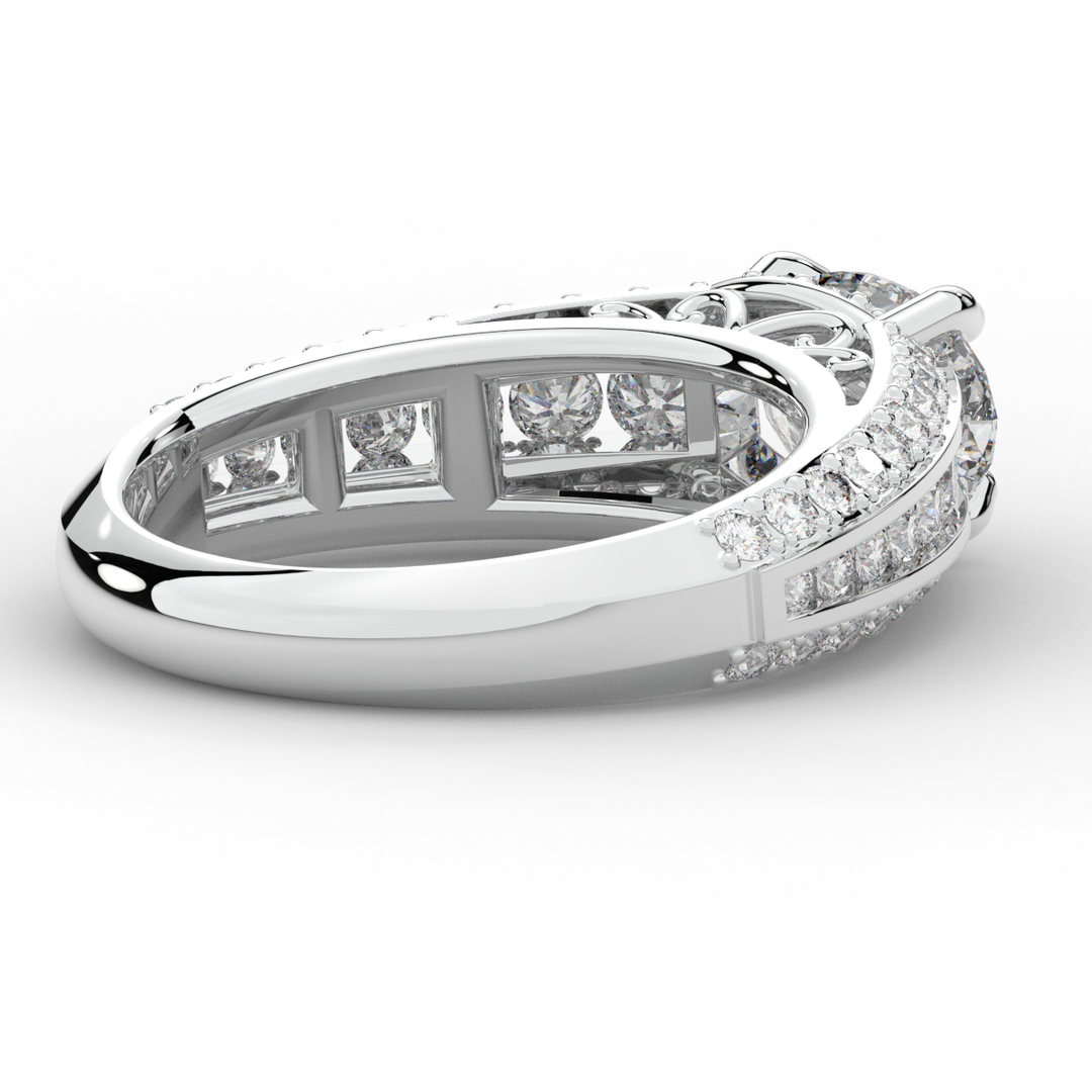 1.80CT.TW OVAL LAB DIAMOND SOLITAIRE ENGAGEMENT RING - Nazarelle
