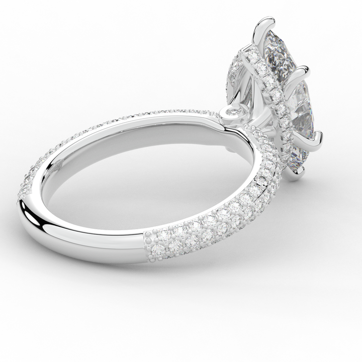 2.60CT.TW MARQUISE LAB DIAMOND ENGAGEMENT RING - Nazarelle