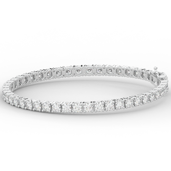 7.00CT.TW ROUND LAB DIAMOND TENNIS BRACELET - Nazarelle