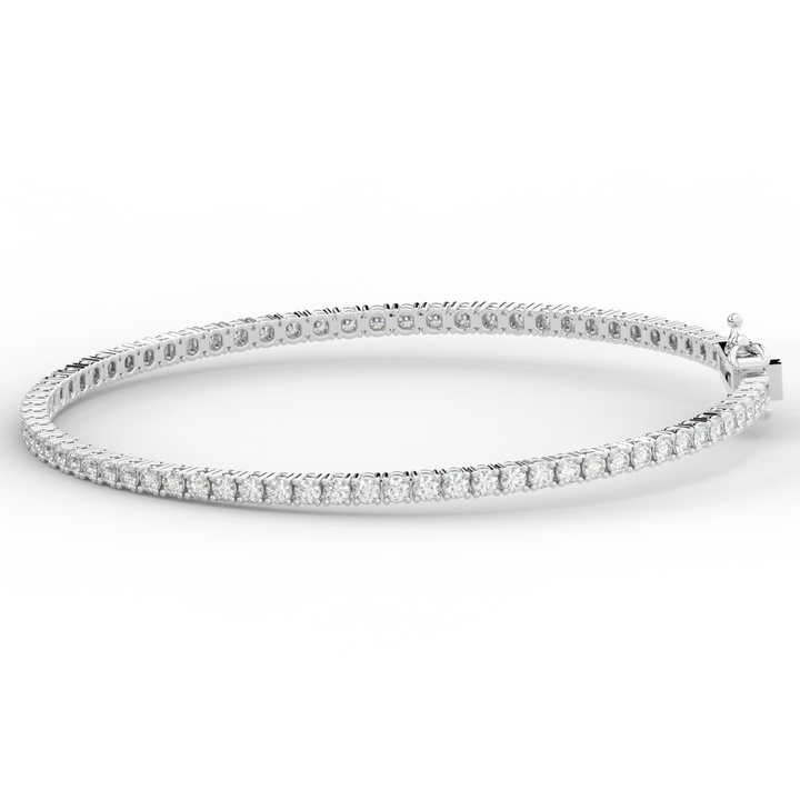 3.00CT.TW ROUND LAB DIAMOND TENNIS BRACELET - Nazarelle