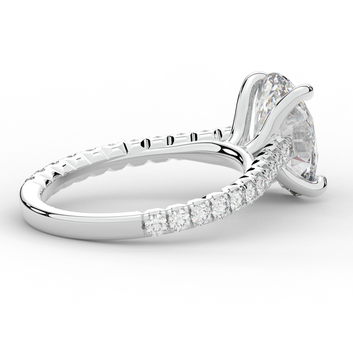 2.40CT.TW OVAL LAB DIAMOND ENGAGEMENT RING - Nazarelle