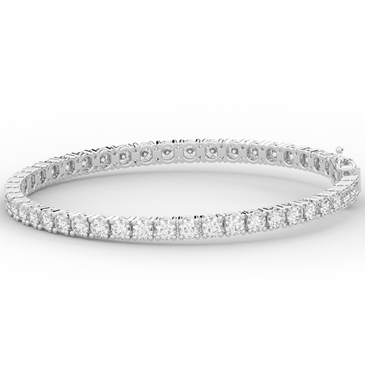 7.00CT.TW ROUND LAB DIAMOND TENNIS BRACELET - Nazarelle