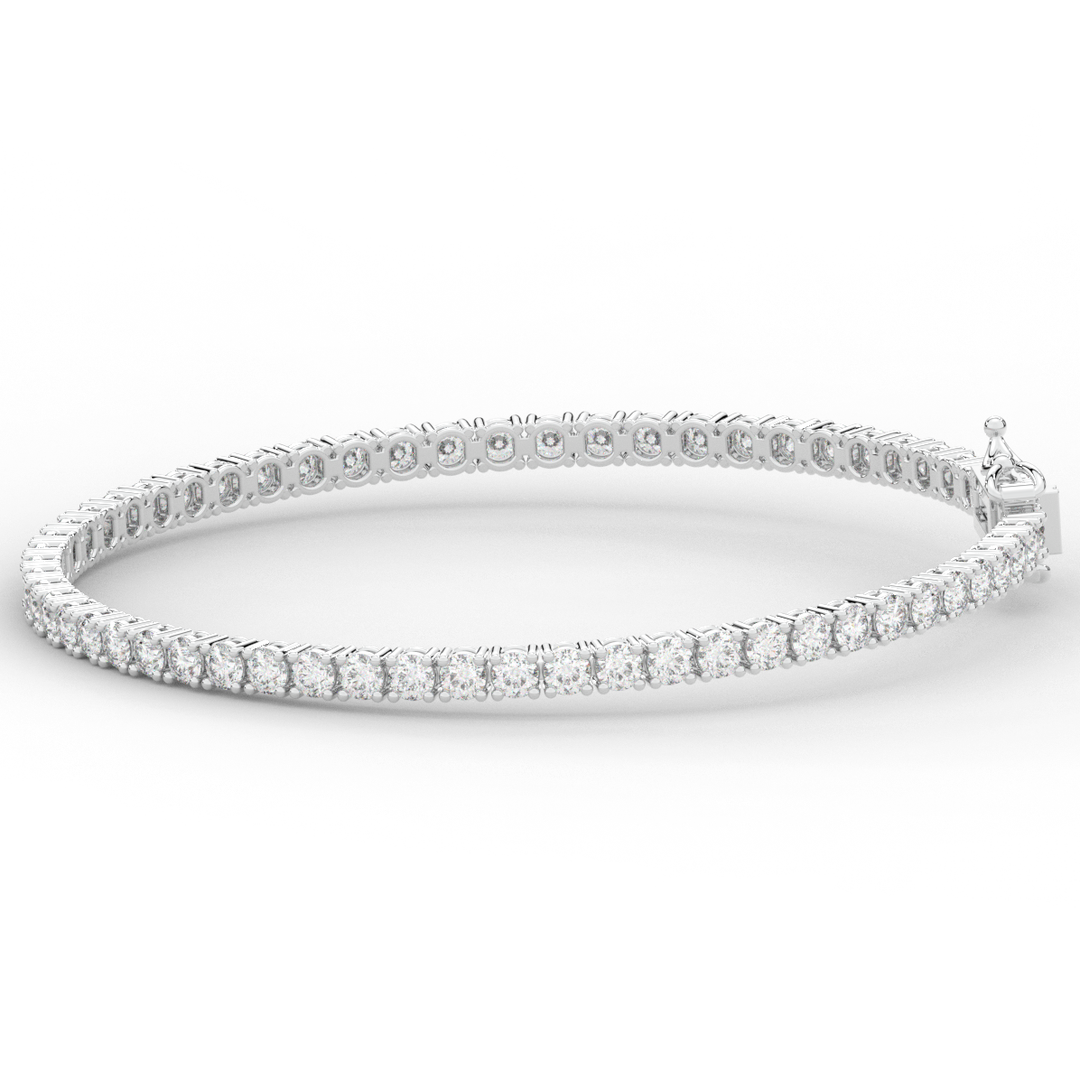 5.00CT.TW ROUND LAB DIAMOND TENNIS BRACELET - Nazarelle