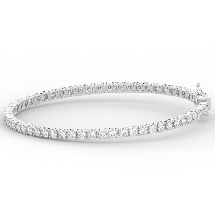 5.00CT.TW ROUND LAB DIAMOND TENNIS BRACELET - Nazarelle