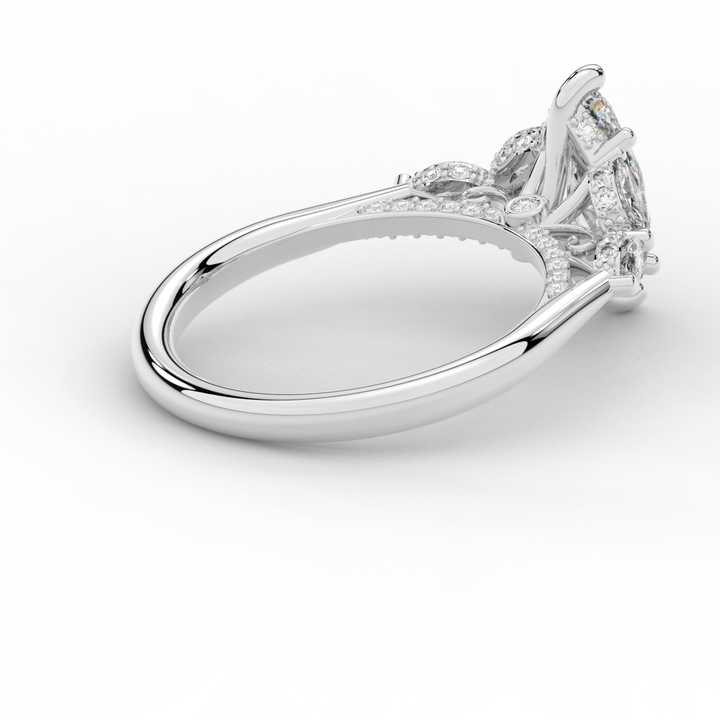 1.50CT.TW MARQUISE LAB DIAMOND ENGAGEMENT RING - Nazarelle