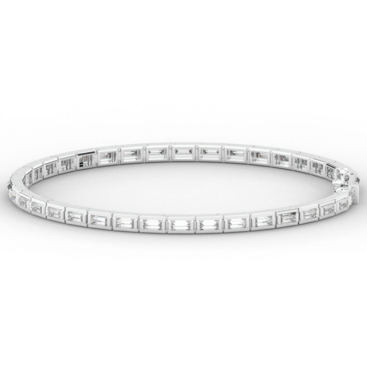 3.40CT.TW ROUND LAB DIAMOND TENNIS BRACELET - Nazarelle