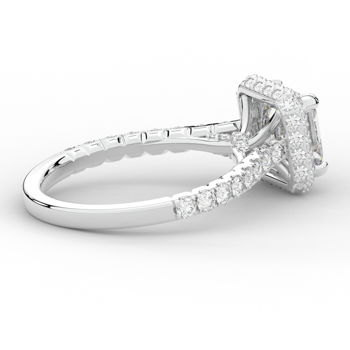 2.75CT.TW ASSCHER LAB DIAMOND HALO ENGAGEMENT RING - Nazarelle