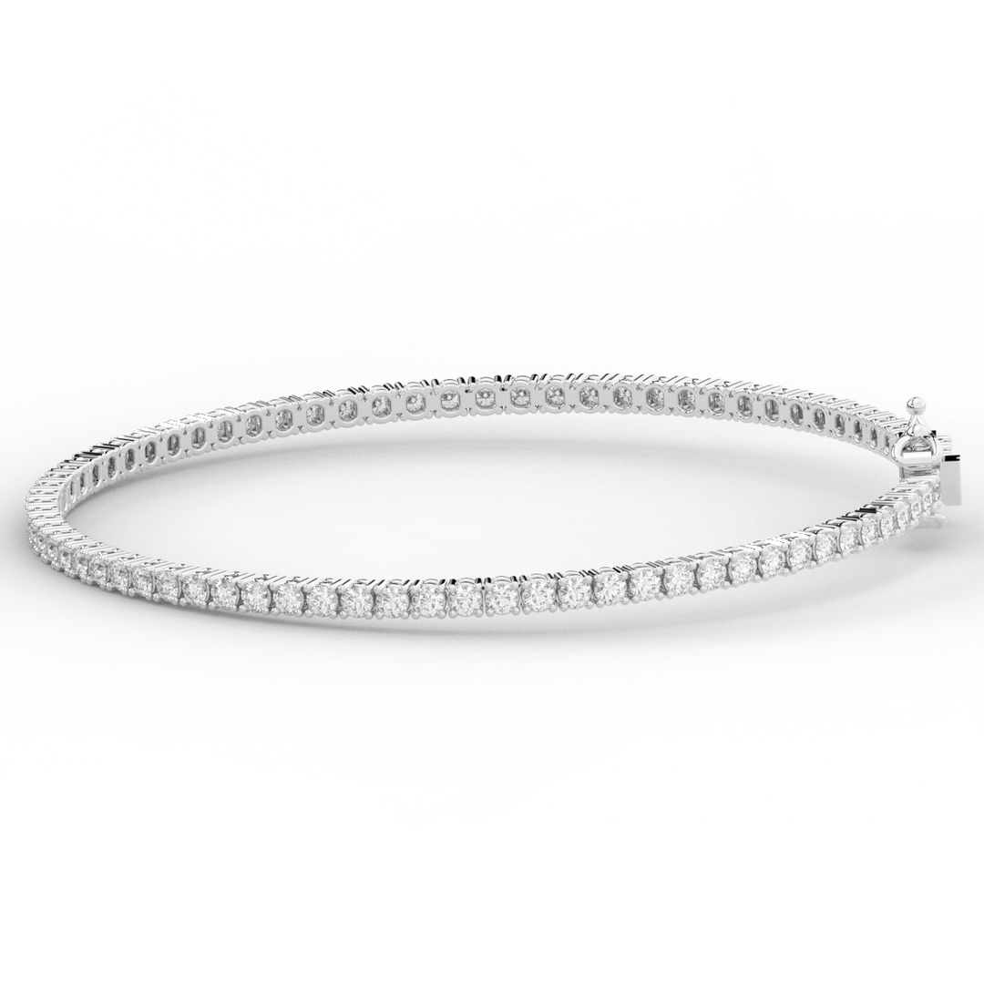 3.00CT.TW ROUND LAB DIAMOND TENNIS BRACELET - Nazarelle