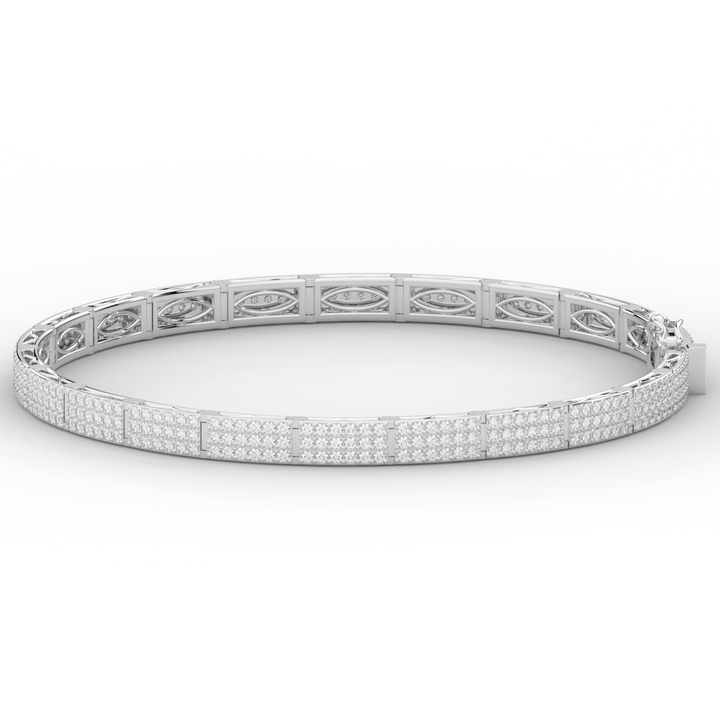 2.25CT.TW ROUND LAB DIAMOND TENNIS BRACELET - Nazarelle