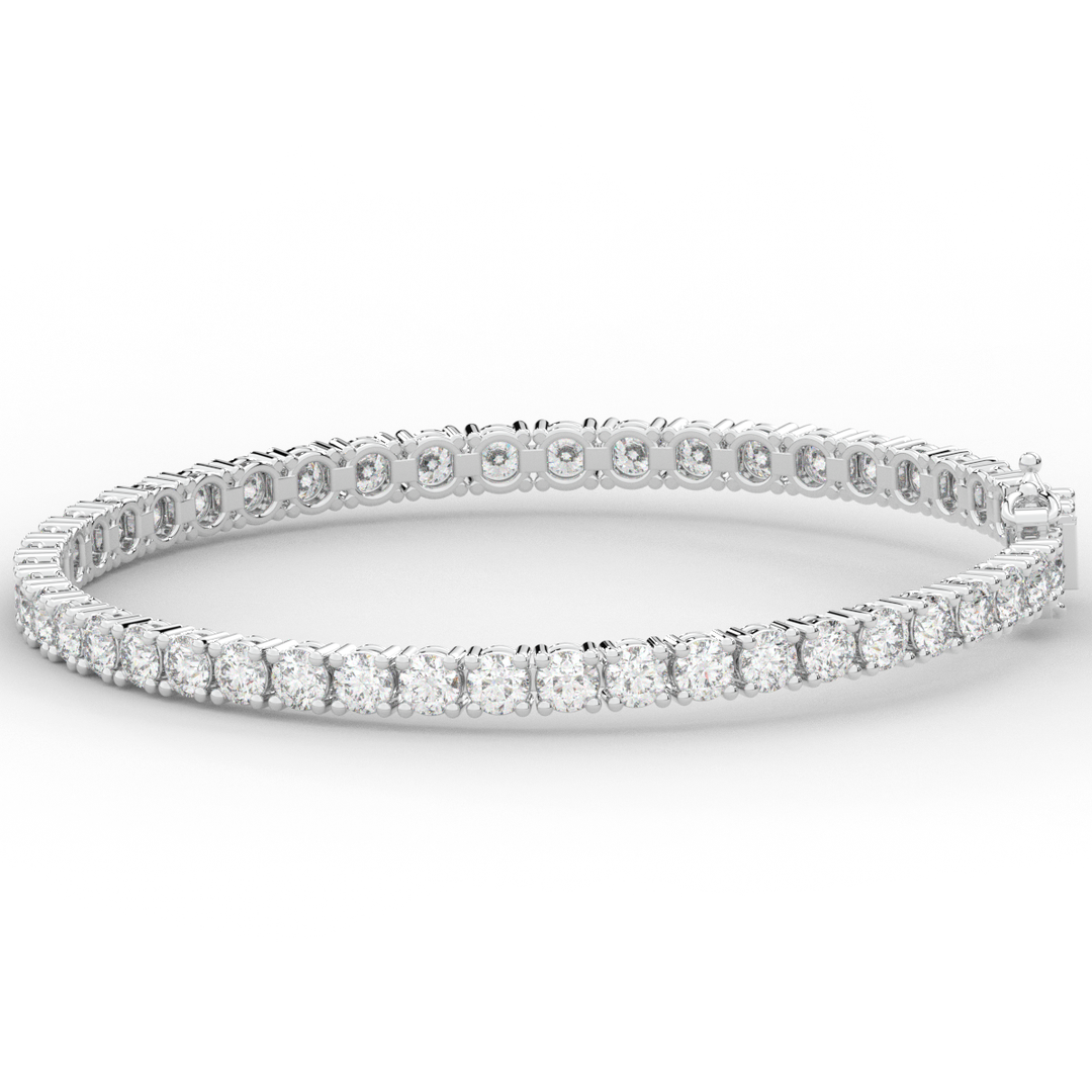 7.00CT.TW ROUND LAB DIAMOND TENNIS BRACELET - Nazarelle
