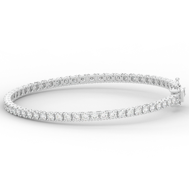 5.00CT.TW ROUND LAB DIAMOND TENNIS BRACELET - Nazarelle