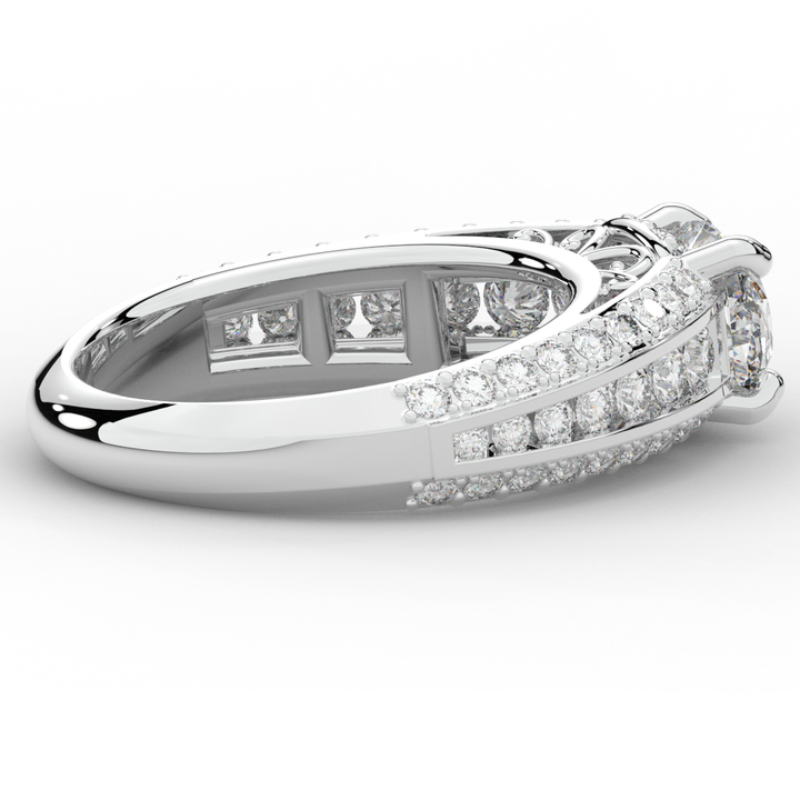 1.80CT.TW OVAL LAB DIAMOND SOLITAIRE ENGAGEMENT RING - Nazarelle