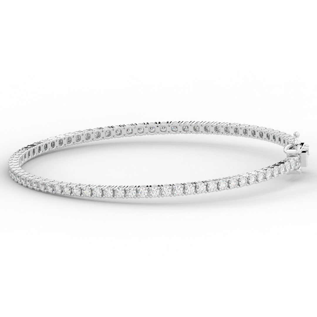 3.00CT.TW ROUND LAB DIAMOND TENNIS BRACELET - Nazarelle