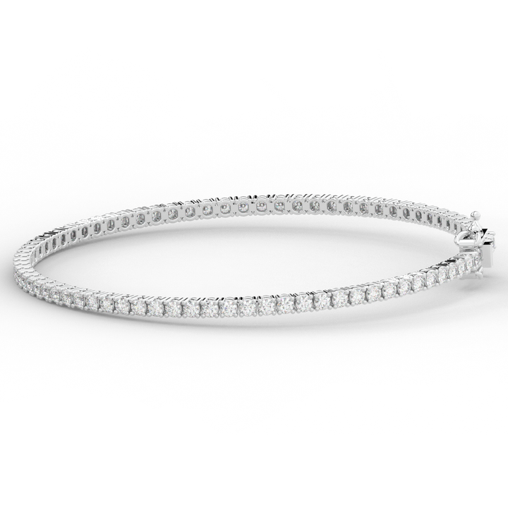 3.00CT.TW ROUND LAB DIAMOND TENNIS BRACELET - Nazarelle