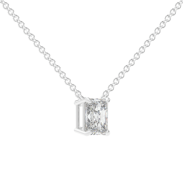 1.50CT RADIANT CERTIFIED LAB DIAMOND SOLITAIRE PENDANT - Nazarelle