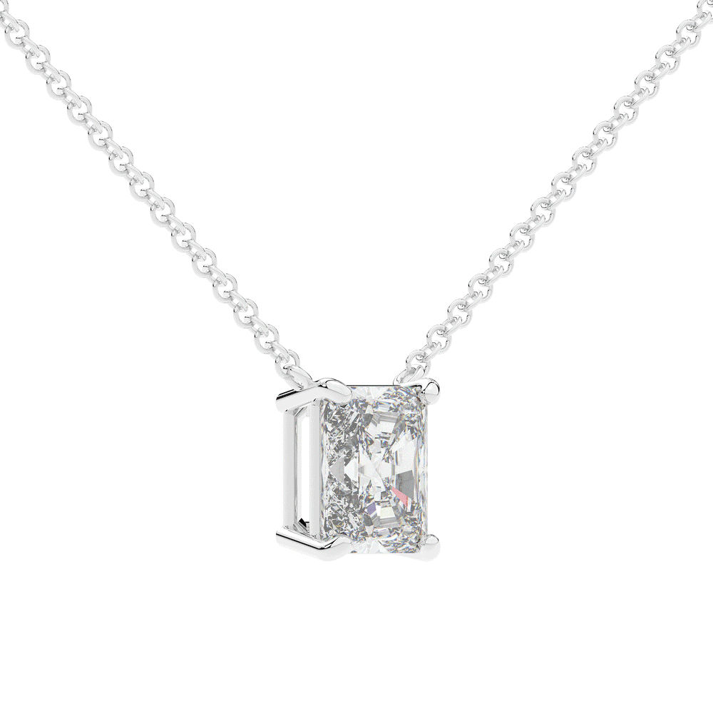 2.00CT CERTIFIED RADIANT LAB DIAMOND SOLITAIRE PENDANT - Nazarelle