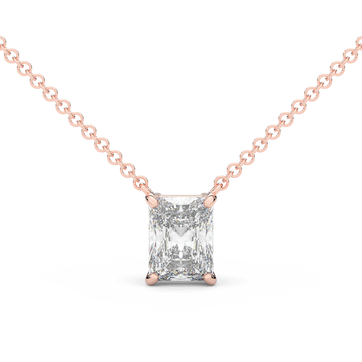 2.00CT CERTIFIED RADIANT LAB DIAMOND SOLITAIRE PENDANT - Nazarelle