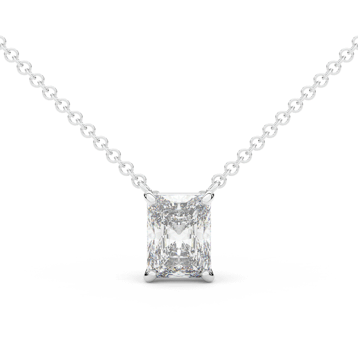 2.00CT CERTIFIED RADIANT LAB DIAMOND SOLITAIRE PENDANT - Nazarelle