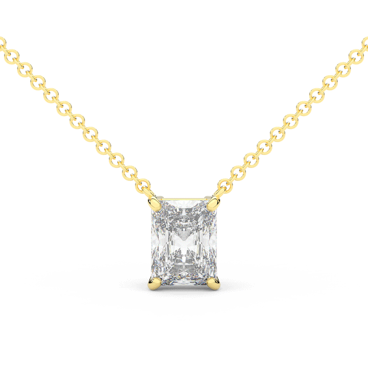 2.00CT CERTIFIED RADIANT LAB DIAMOND SOLITAIRE PENDANT - Nazarelle