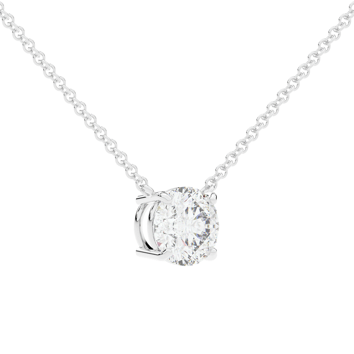 2.00CT ROUND CERTIFIED LAB DIAMOND SOLITAIRE PENDANT - Nazarelle