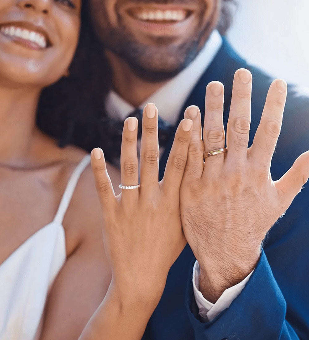 lab grown diamond wedding bands Houston, TX
