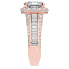 6.10CT.TW ASCHER LAB DIAMOND HALO ENGAGEMENT RING - Nazarelle