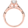 1.20CT.TW ROUND LAB DIAMOND SOLITAIRE ENGAGEMENT RING - Nazarelle