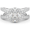 3.75CT.TW OVAL LAB DIAMOND SPLIT BAND ENGAGEMENT RING - Nazarelle