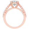 3.75CT.TW OVAL LAB DIAMOND SPLIT BAND ENGAGEMENT RING - Nazarelle