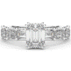 3.75CT.TW EMERALD CUT LAB DIAMOND SOLITAIRE ENGAGEMENT RING - Nazarelle