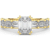3.75CT.TW EMERALD CUT LAB DIAMOND SOLITAIRE ENGAGEMENT RING - Nazarelle