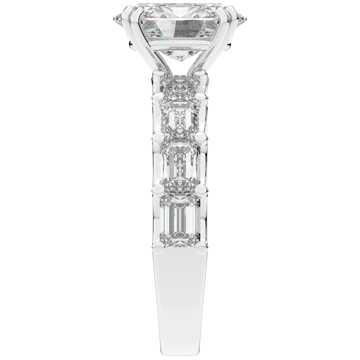 3.75CT.TW OVAL LAB DIAMOND SOLITAIRE ENGAGEMENT RING - Nazarelle