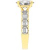 3.75CT.TW OVAL LAB DIAMOND SOLITAIRE ENGAGEMENT RING - Nazarelle