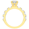 3.75CT.TW OVAL LAB DIAMOND SOLITAIRE ENGAGEMENT RING - Nazarelle