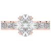3.75CT.TW OVAL LAB DIAMOND SOLITAIRE ENGAGEMENT RING - Nazarelle