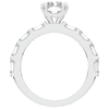 3.75CT.TW RADIANT LAB DIAMOND SOLITAIRE ENGAGEMENT RING - Nazarelle