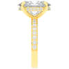 4.30CT.TW OVAL LAB DIAMOND BAND ENGAGEMENT RING - Nazarelle