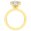 4.30CT.TW OVAL LAB DIAMOND BAND ENGAGEMENT RING - Nazarelle