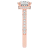 2.60CT.TW CUSHION LAB DIAMOND SOLITAIRE ENGAGEMENT RING - Nazarelle