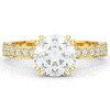 2.60CT.TW ROUND LAB DIAMOND SOLITAIRE ENGAGEMENT RING - Nazarelle