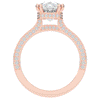 2.60CT.TW CUSHION LAB DIAMOND SOLITAIRE ENGAGEMENT RING - Nazarelle