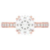 2.60CT.TW ROUND LAB DIAMOND SOLITAIRE ENGAGEMENT RING - Nazarelle