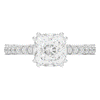 2.60CT.TW CUSHION LAB DIAMOND SOLITAIRE ENGAGEMENT RING - Nazarelle