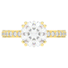 2.60CT.TW ROUND LAB DIAMOND SOLITAIRE ENGAGEMENT RING - Nazarelle
