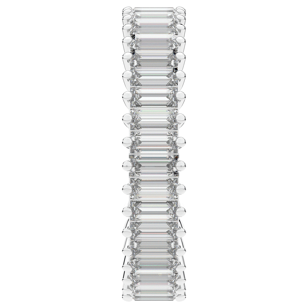 1.50CT.TW BAGUETTE LAB DIAMOND ETERNITY WEDDING BAND - Nazarelle