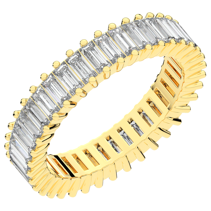 1.50CT.TW BAGUETTE LAB DIAMOND ETERNITY WEDDING BAND - Nazarelle