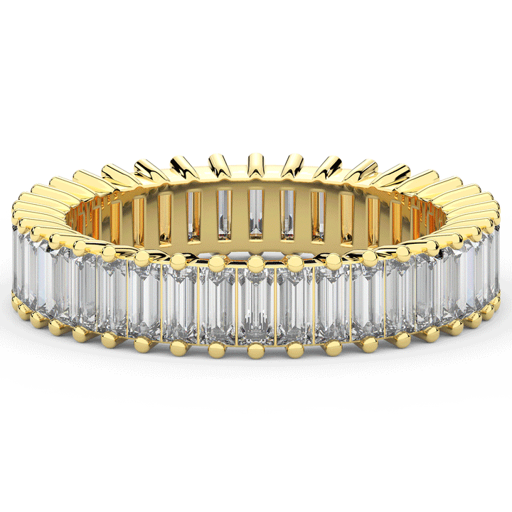 1.50CT.TW BAGUETTE LAB DIAMOND ETERNITY WEDDING BAND - Nazarelle